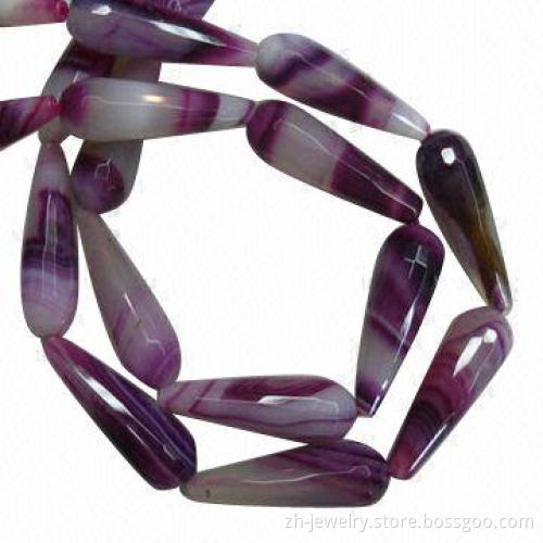 Agate drop-tear beads, 100% natural gemstone, different sizes 2 to 100mm/shapes/styles can be made